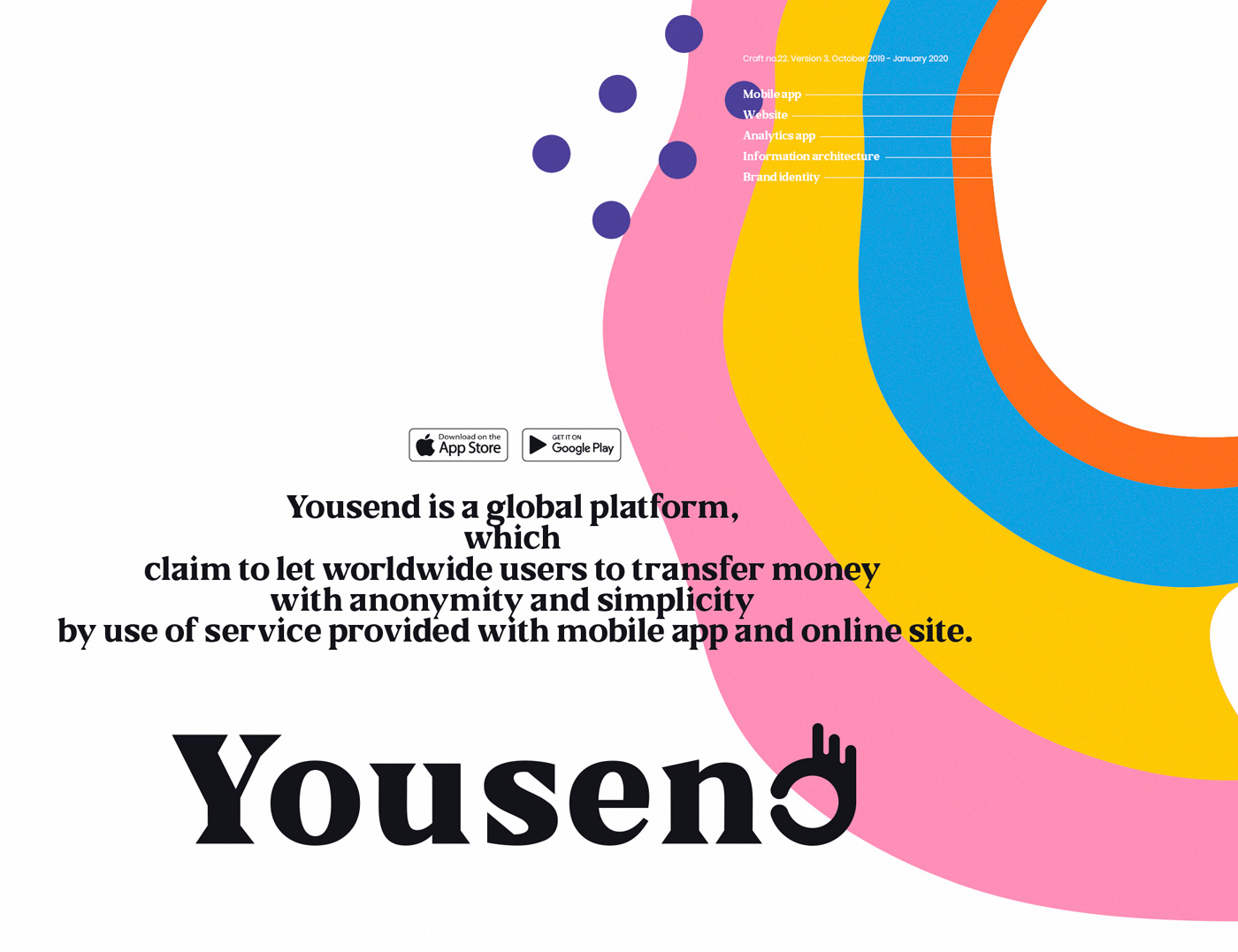 Yousend - money transfer app. More anonymity, less hassle way to transfer money.